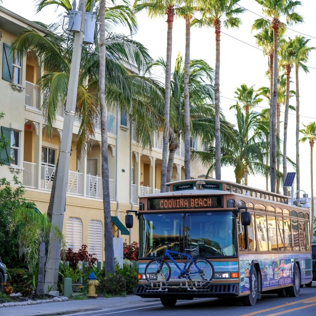 Trolley on Anna Maria Island