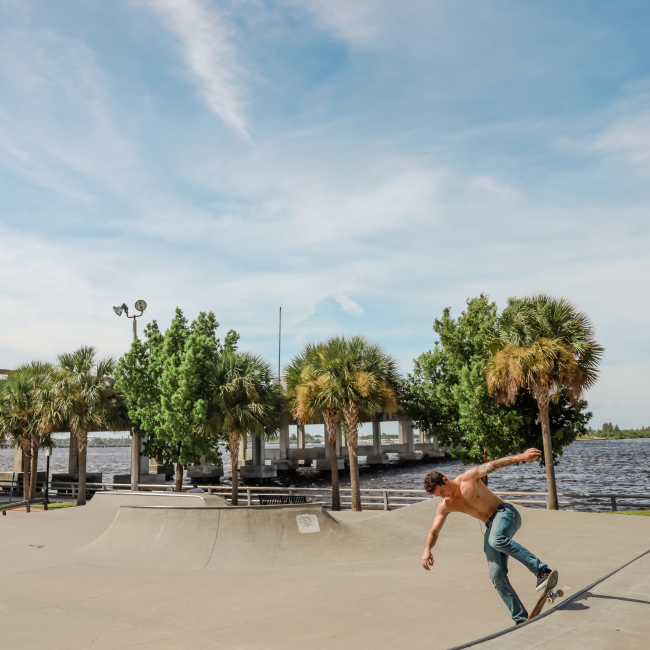 Skateboarding in Bradenton Florida