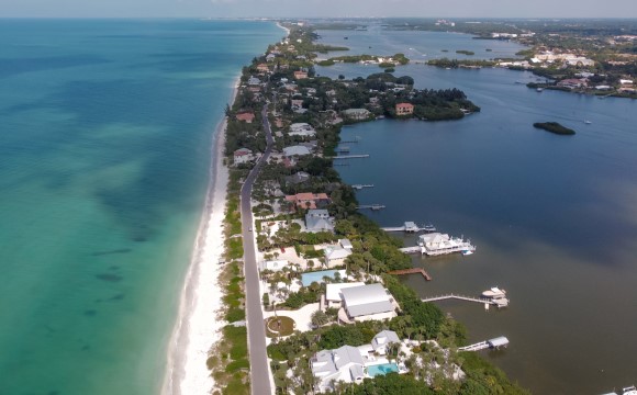 Casey Key aerial photo